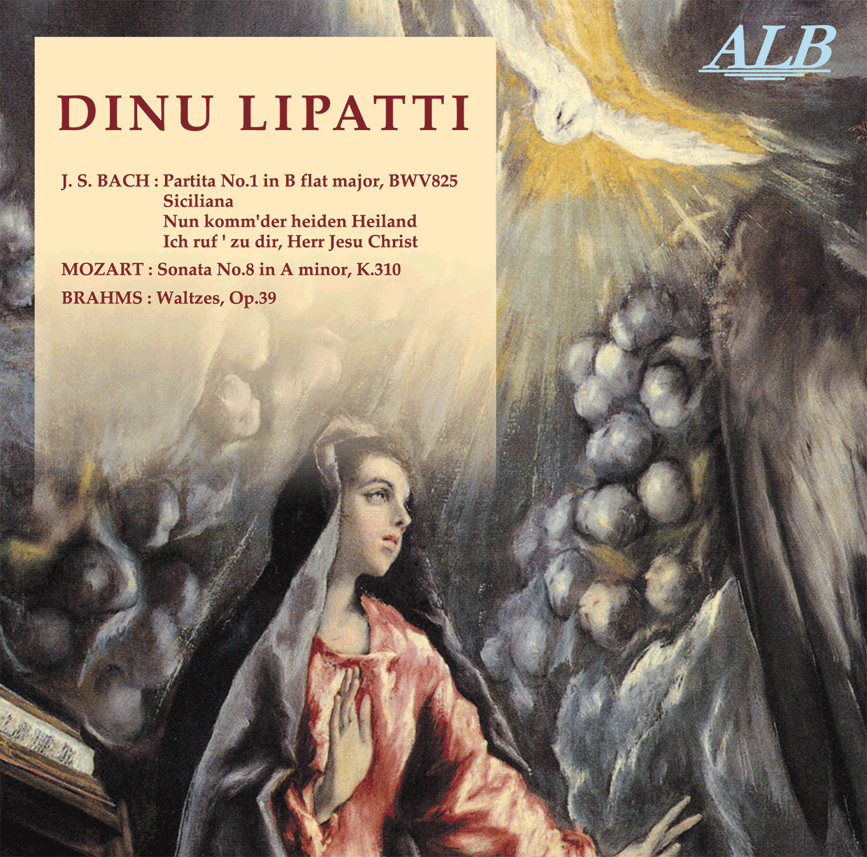 ALB01,リパッティ,J. S. バッハ,モーツァルト,ブラームス